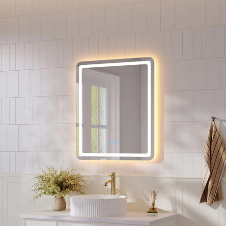 Freya 600×750mm LED Rectangular Mirror mercioaustralia