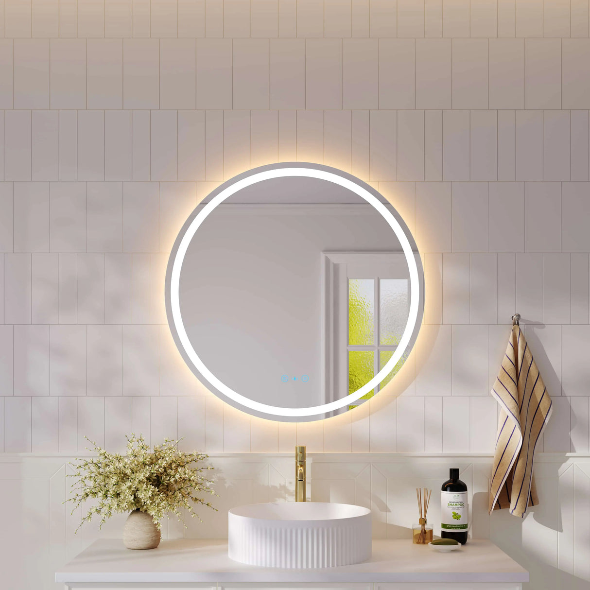 Freya 600/750/900mm LED Round Mirror mercioaustralia