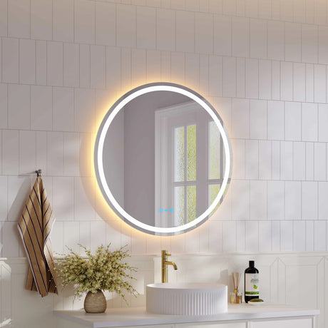 Freya 600/750/900mm LED Round Mirror mercioaustralia
