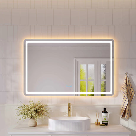 Freya 1200×750mm LED Rectangular Mirror mercioaustralia