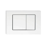 R&T In Wall White Push Plate Poseidonbk