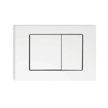 R&T In Wall White Push Plate Poseidonbk