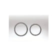 R&T In Wall Chrome Push Plate Poseidonbk