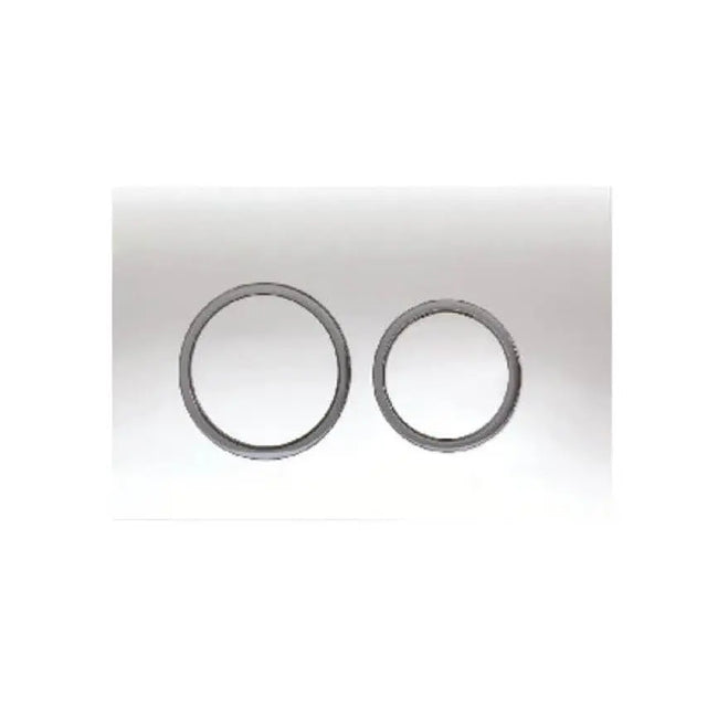 R&T In Wall Chrome Push Plate Poseidonbk