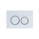 R&T In Wall White Push Plate Poseidonbk