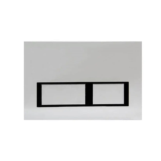 R&T In Wall Chrome Push Plate Poseidonbk