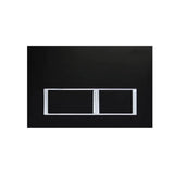 R&T In Wall Matte Black Push Plate Poseidonbk