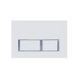 R&T In Wall Gloss White Push Plate Poseidonbk