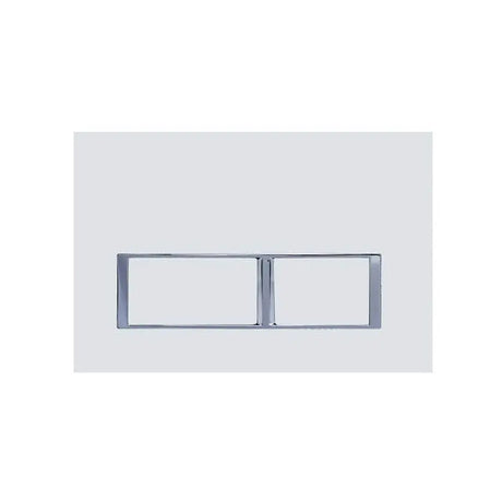 R&T In Wall Gloss White Push Plate Poseidonbk