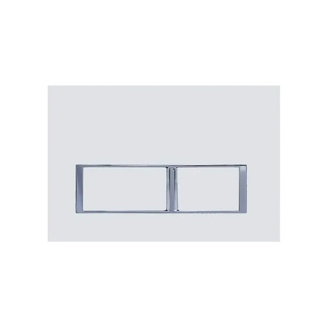 R&T In Wall Gloss White Push Plate Poseidonbk