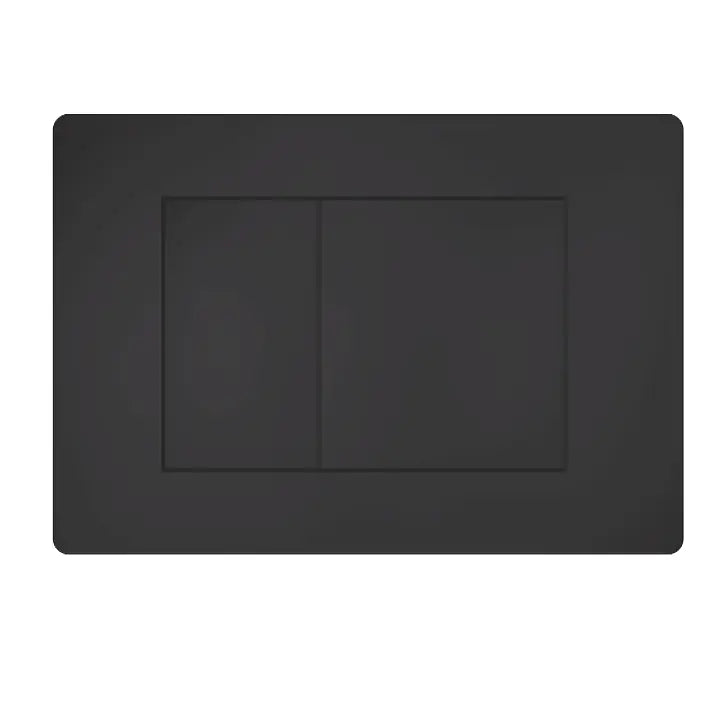 R&T In Wall Black Push Plate Poseidonbk
