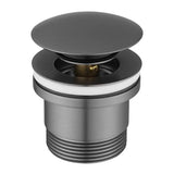 40mm Gun Metal Pop Up Waste Universal Non Overflow Aquaperla