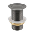 32mm Gun Metal Pop Up Waste Non Overflow Aquaperla