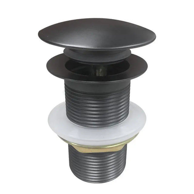 32mm Gun Metal Pop Up Waste Non Overflow Aquaperla