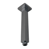 200mm Gunmetal Ceiling Shower Arm Aquaperla