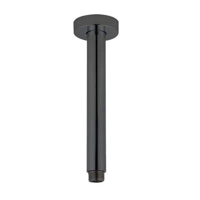 200mm Gunmetal Ceiling Shower Arm Aquaperla
