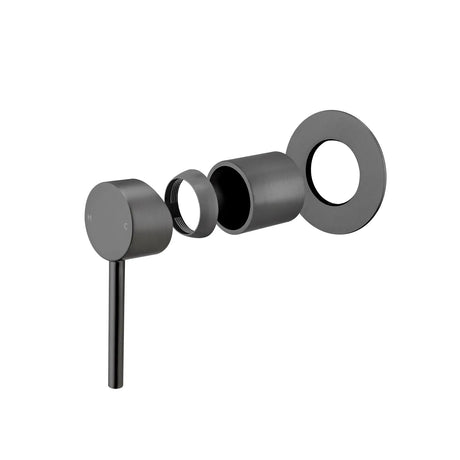 LUCID PIN - Gunmetal Wall Mixer Aquaperla