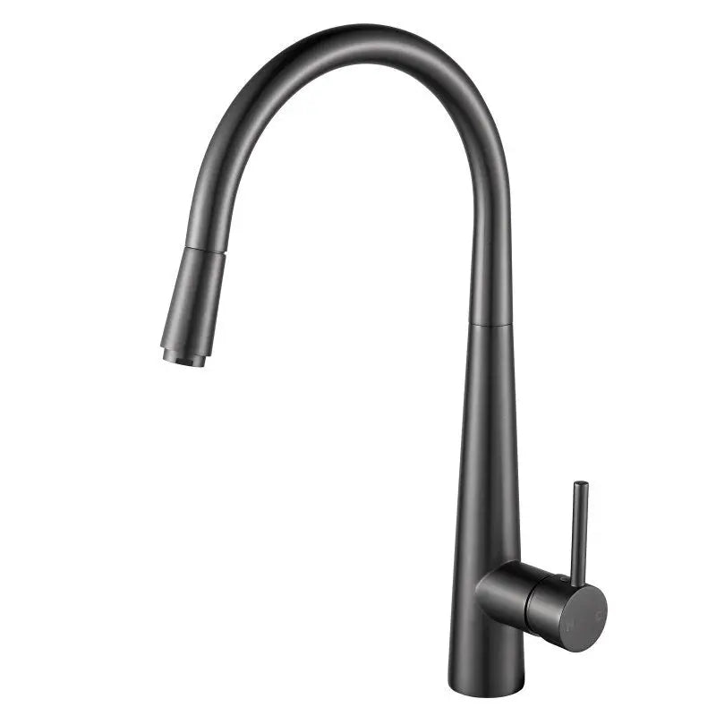 Gunmetal Pull Out Kitchen Mixer Aquaperla