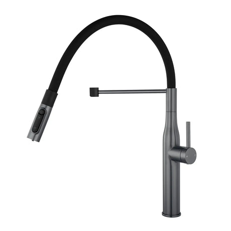 Gun Metal Grey Kitchen Mixer Aquaperla