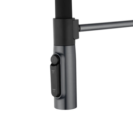 Gun Metal Grey Kitchen Mixer Aquaperla