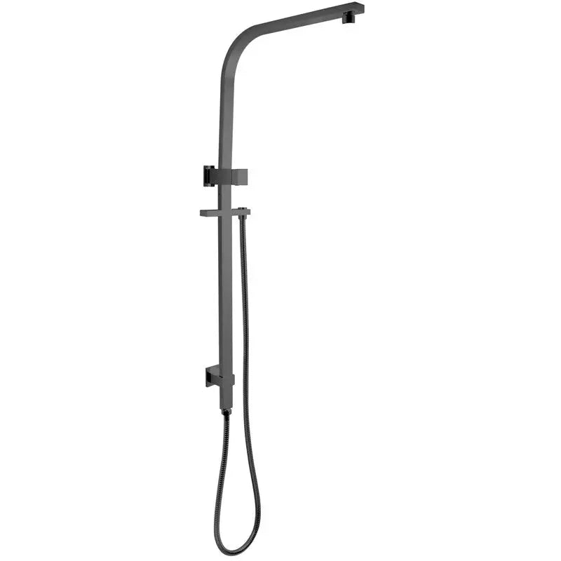 Gunmetal Shower Rail Aquaperla