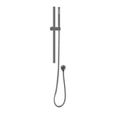 Gunmetal Shower Rail with Handheld Shower Aquaperla