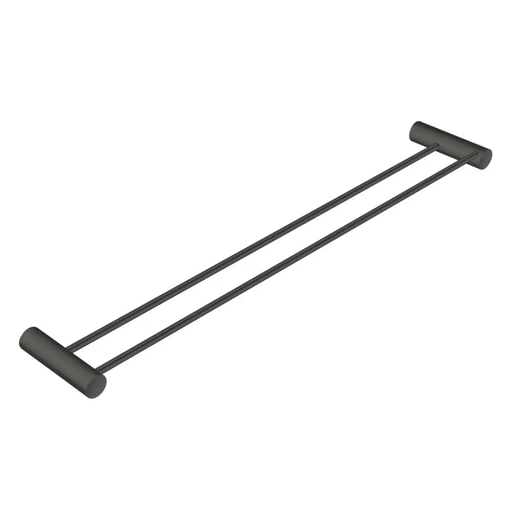 600mm Gunmetal Double Towel Rail Aquaperla