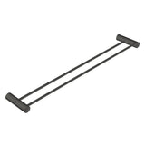 600mm Gunmetal Double Towel Rail Aquaperla