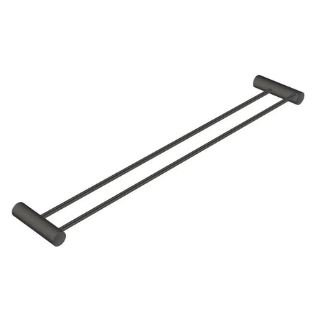 600mm Gunmetal Double Towel Rail Aquaperla