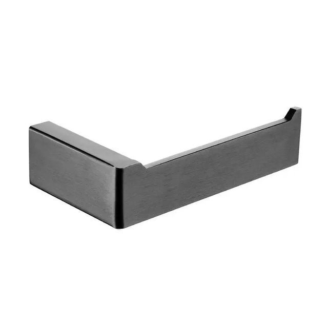 IVANO - Gunmetal Toilet Paper Holder Aquaperla