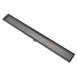 Wide Gun Metal Tile Insert Floor Grate 600~3000 (L) X 100 (W) MM Somer