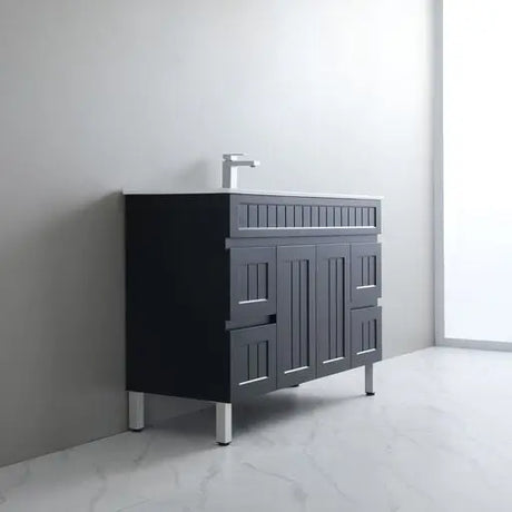 ACACIA SHAKER PVC Floor Vanity 1200mm (Single Bowl) Poseidon