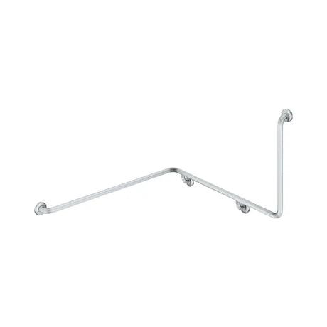 90° Accessible Left-Hand Wrap Around Grab Rail, Stainless Steel fienza