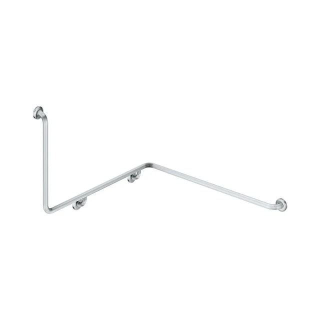90° Accessible Right-Hand Wrap Around Grab Rail, Stainless Steel fienza
