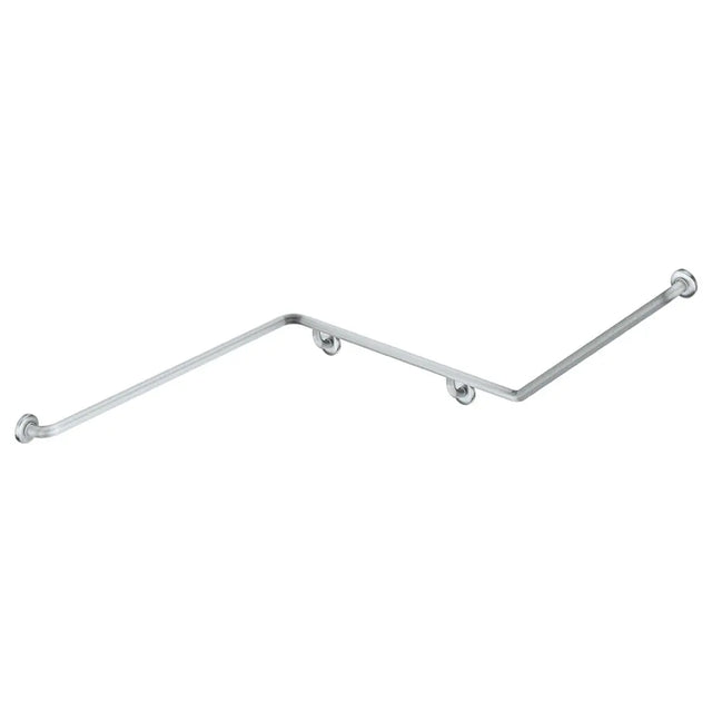 140° Accessible Left-Hand Grab Rail, Stainless Steel fienza