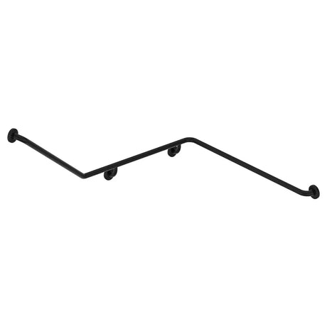 140° Accessible Right-Hand Grab Rail, Matte Black fienza