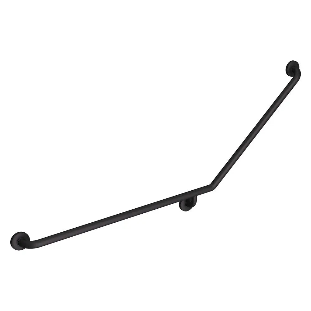 40° Accessible Care Left-Hand Grab Rail, Matte Black fienza