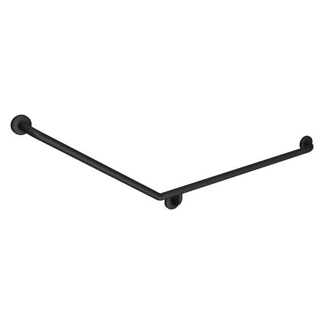 40° Accessible Care Right-Hand Grab Rail, Matte Black fienza