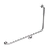 90° Accessible Care Left-Hand Grab Rail, Stainless Steel fienza