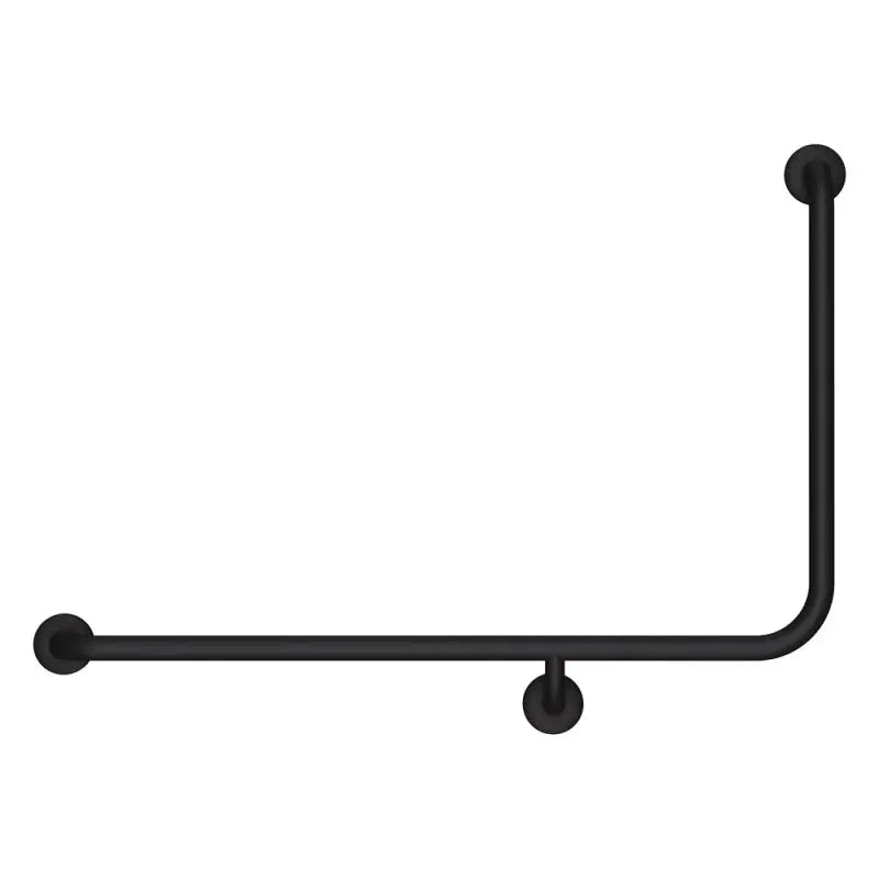 90° Accessible Care Left-Hand Grab Rail, Matte Black fienza