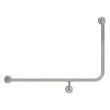 90° Accessible Care Left-Hand Grab Rail, Stainless Steel fienza