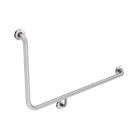 90° Accessible Care Right-Hand Grab Rail, Stainless Steel fienza