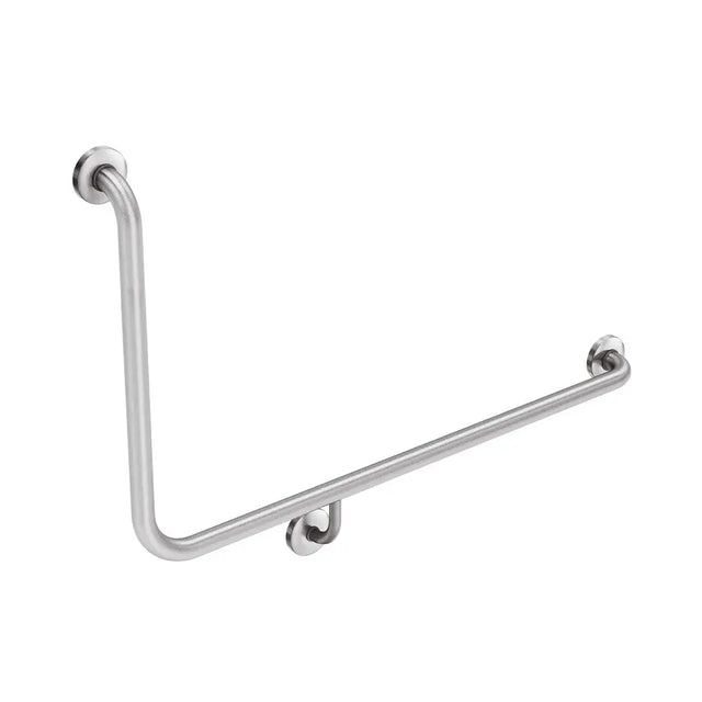 90° Accessible Care Right-Hand Grab Rail, Stainless Steel fienza