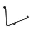 90° Accessible Care Right-Hand Grab Rail, Matte Black fienza