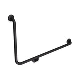 90° Accessible Care Right-Hand Grab Rail, Matte Black fienza