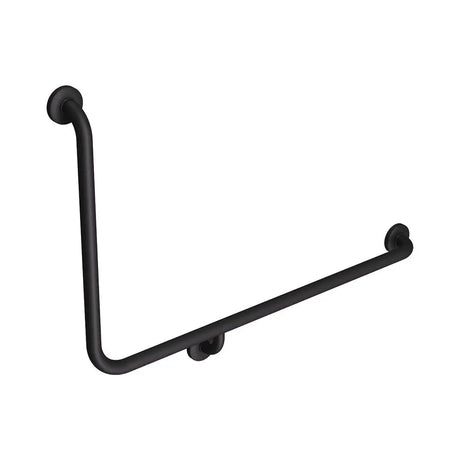 90° Accessible Care Right-Hand Grab Rail, Matte Black fienza