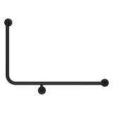 90° Accessible Care Right-Hand Grab Rail, Matte Black fienza