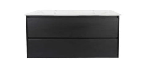 HERA 1200mm Wall-Hung Vanity - Black Oak mercioaustralia