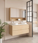 HERA 1200mm Wall-Hung Vanity - Tas Oak mercioaustralia