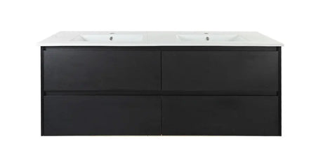 HERA 1500mm Wall-Hung Vanity - Black Oak mercioaustralia